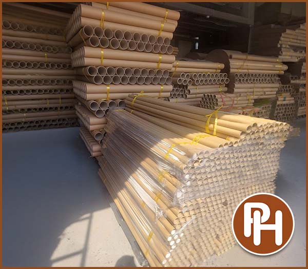 Ống giấy quấn vải, quấn xốp hơi cách nhiệt